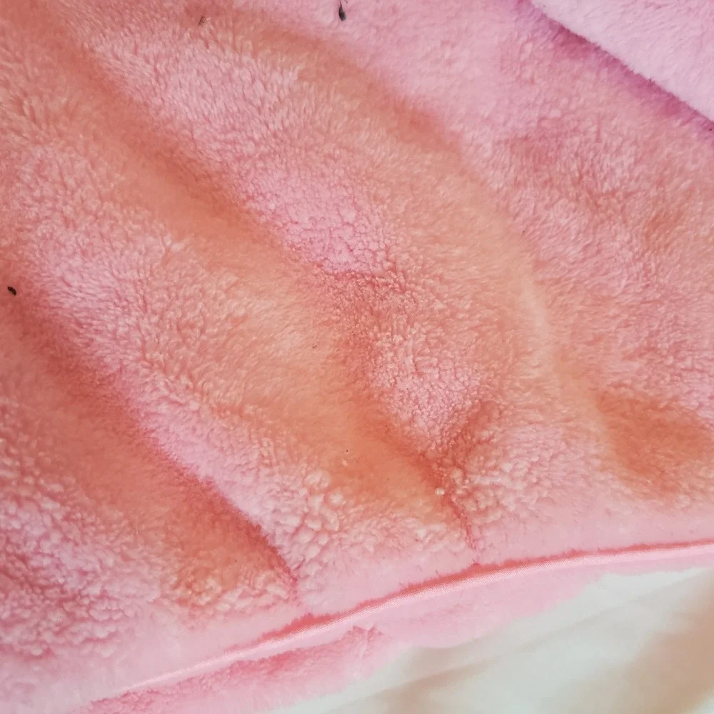 Carters Always Happy Pink Plush Baby Blanket‎